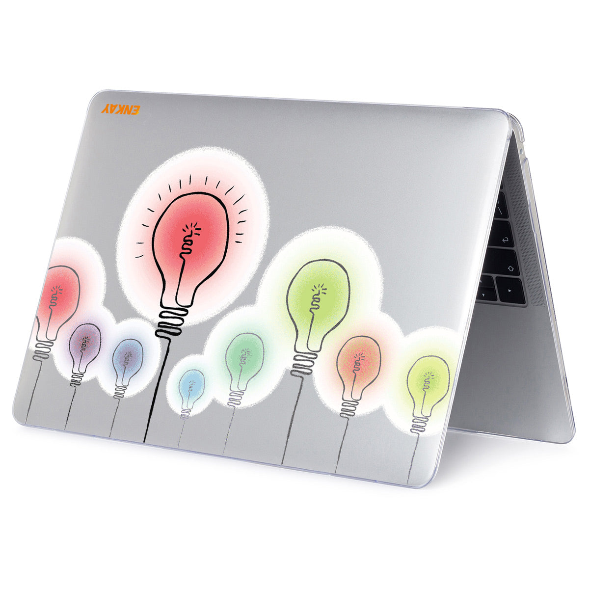 for MacBook Air 13 inch (2018-2019) A1932 Forest Series Vivid Pattern Hard PC Laptop Protective Case Polycarbonate Notebook Cover - Bulb