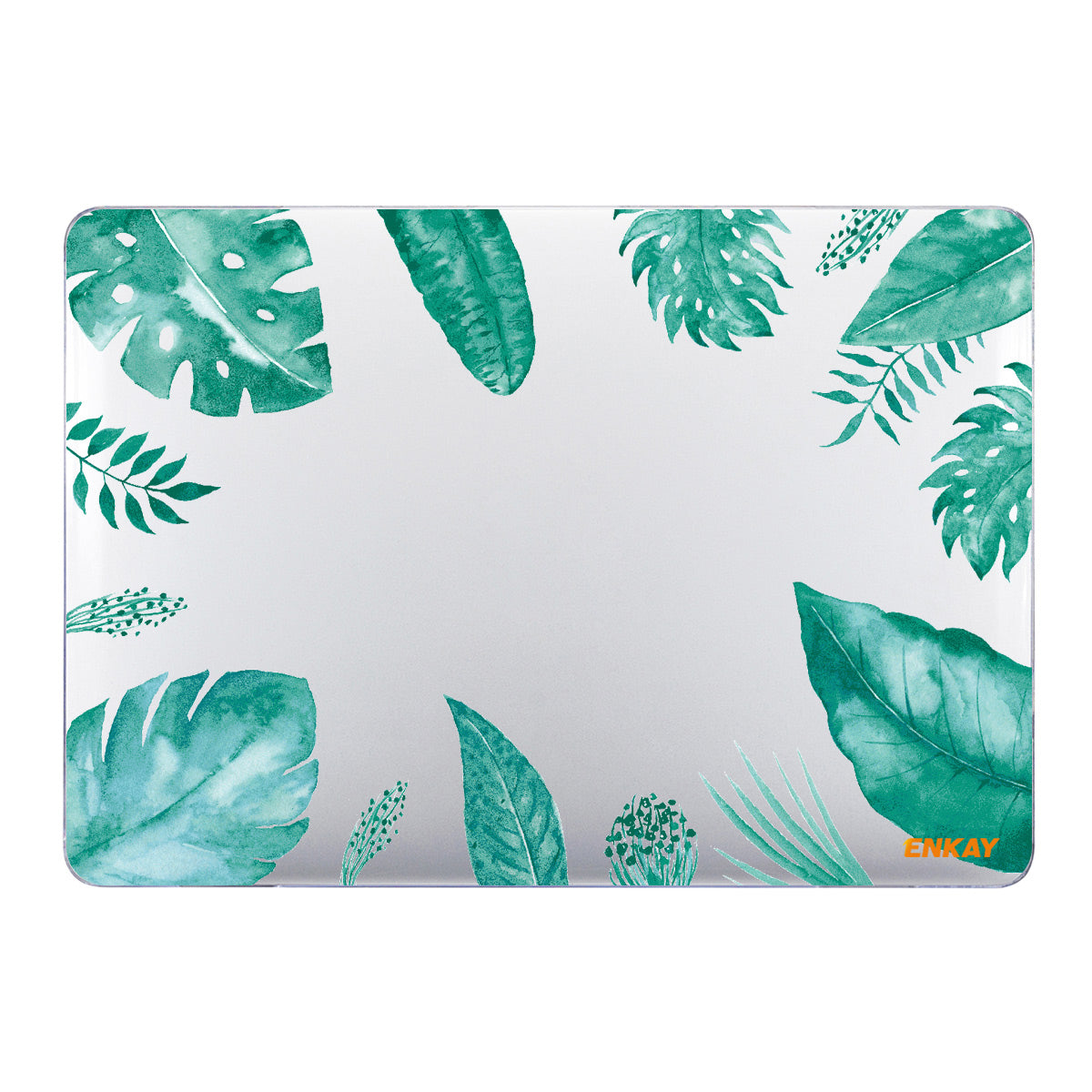 for MacBook Pro 14 inch (2021) A2442 Forest Series Hard PC Laptop Case Pattern Design Crystal Clear Polycarbonate Notebook Shell Cover - Leaf