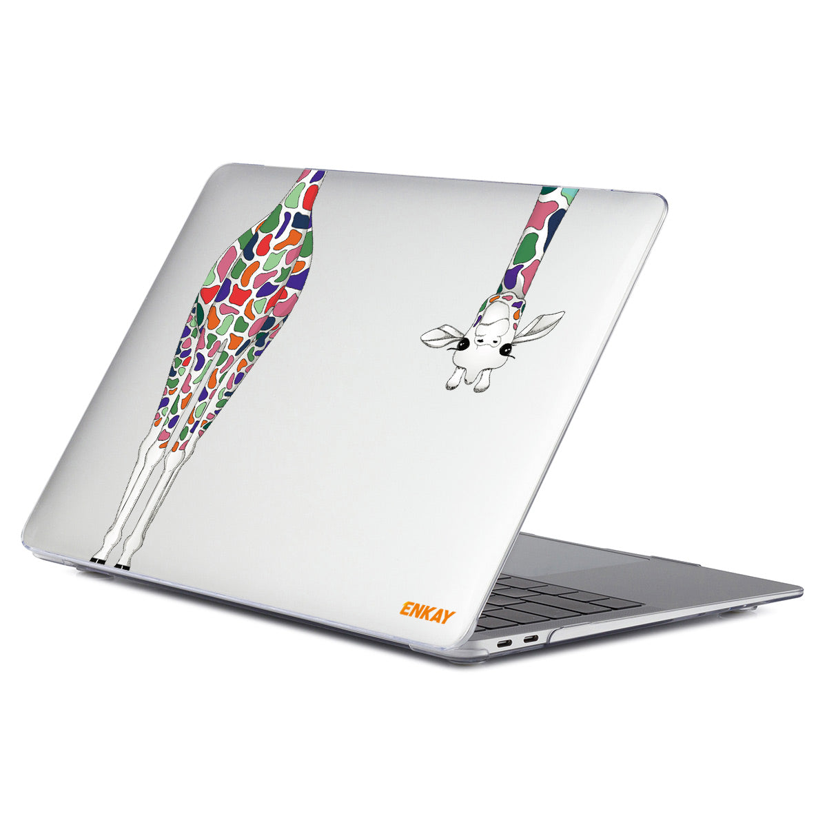 for MacBook Pro 16 inch (2019) A2141 Forest Series Pattern Design Scratch-resistant Hard PC Laptop Protective Case Shell Polycarbonate Notebook Cover - Giraffe