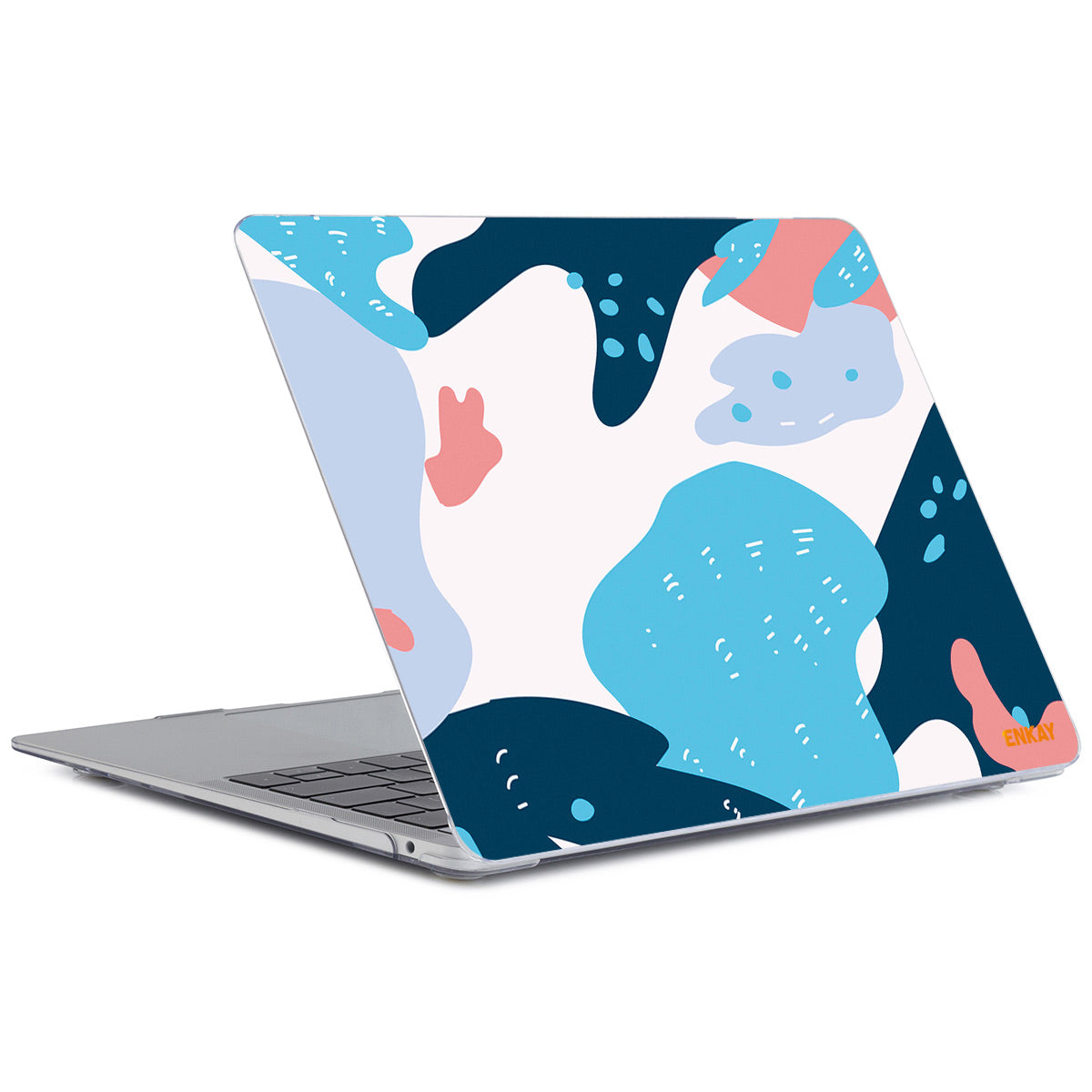 for MacBook Pro 15 inch (2016-2017) A1707/(2018-2019) A1990 Geometry Series Crystal Clear Hard PC Laptop Case Polycarbonate Notebook Protective Cover - Geometry No.5