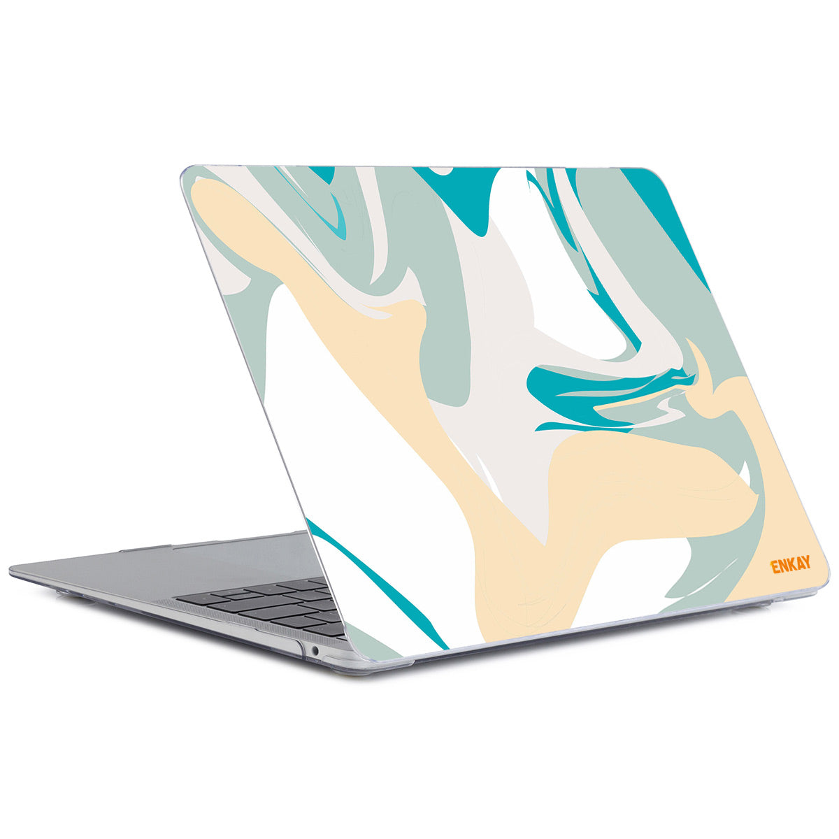 for MacBook Pro 16 inch (2019) A2141 Geometry Series Polycarbonate Laptop Case Transparent Hard PC Protective Notebook Cover - Geometry No.6