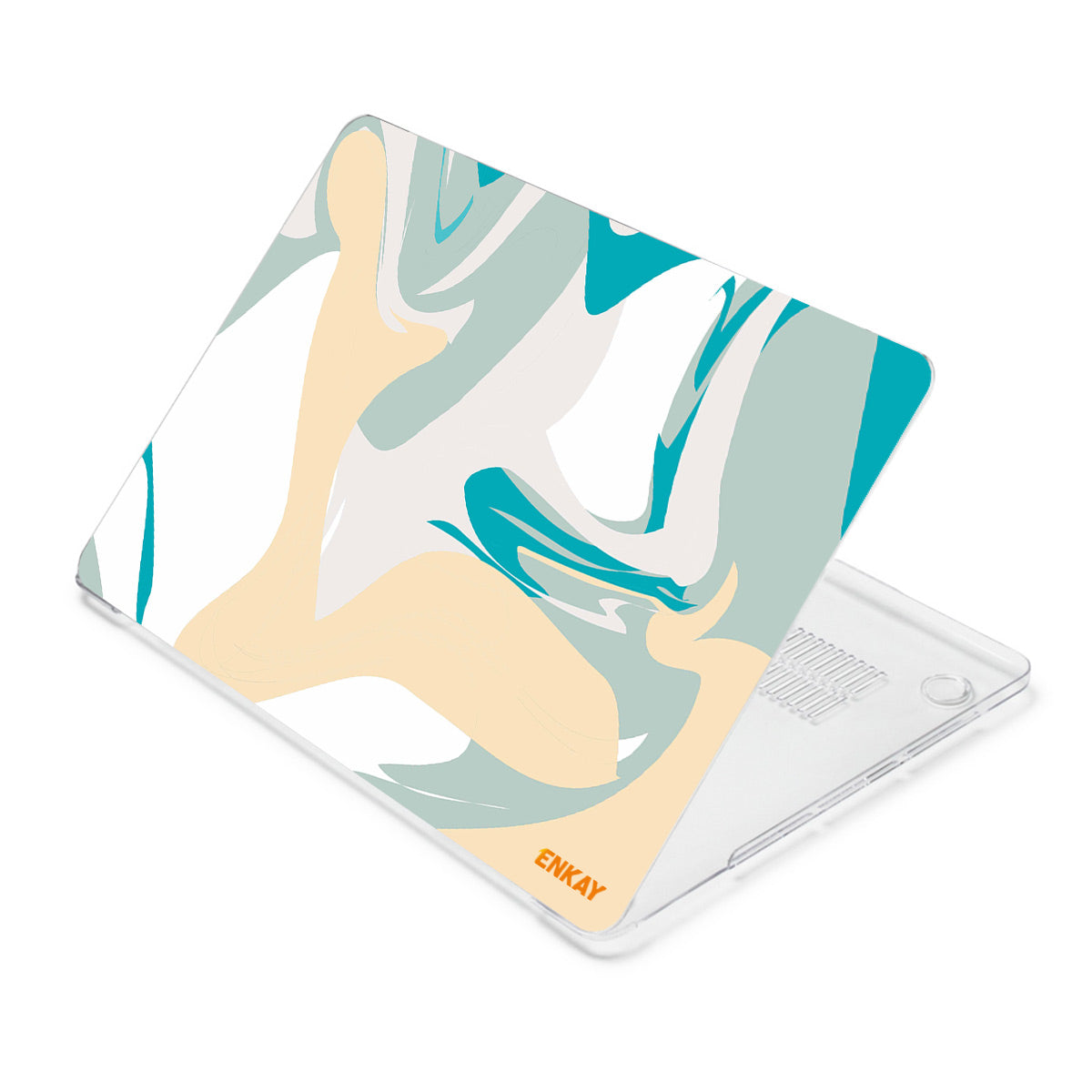 for MacBook Pro 16 inch (2019) A2141 Geometry Series Polycarbonate Laptop Case Transparent Hard PC Protective Notebook Cover - Geometry No.6