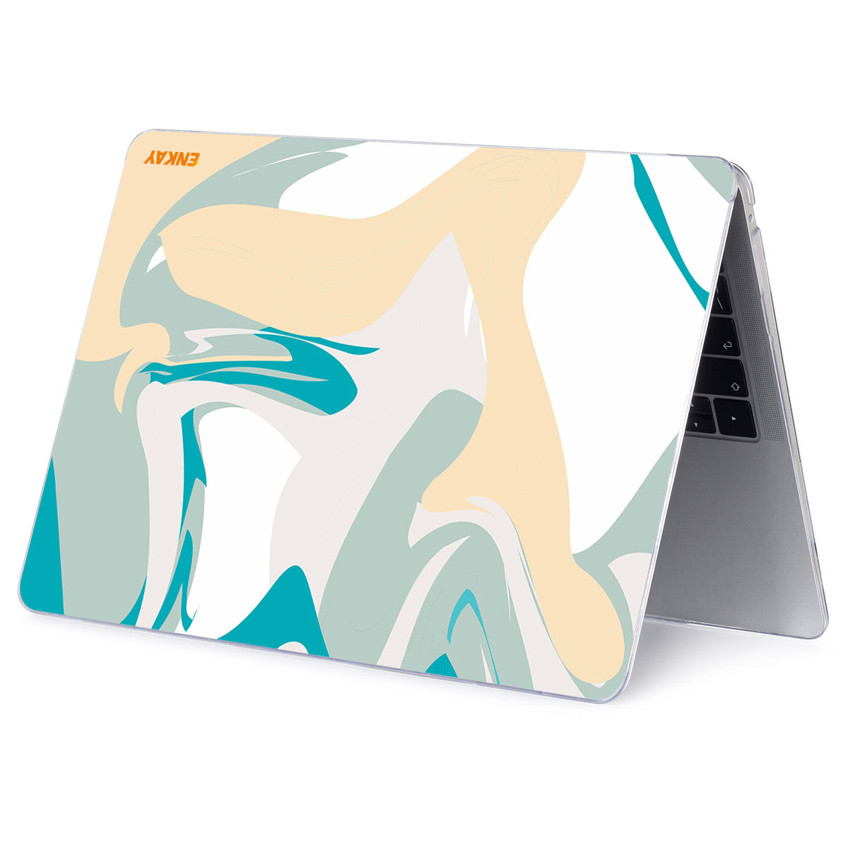 for MacBook Pro 16 inch (2019) A2141 Geometry Series Polycarbonate Laptop Case Transparent Hard PC Protective Notebook Cover - Geometry No.6