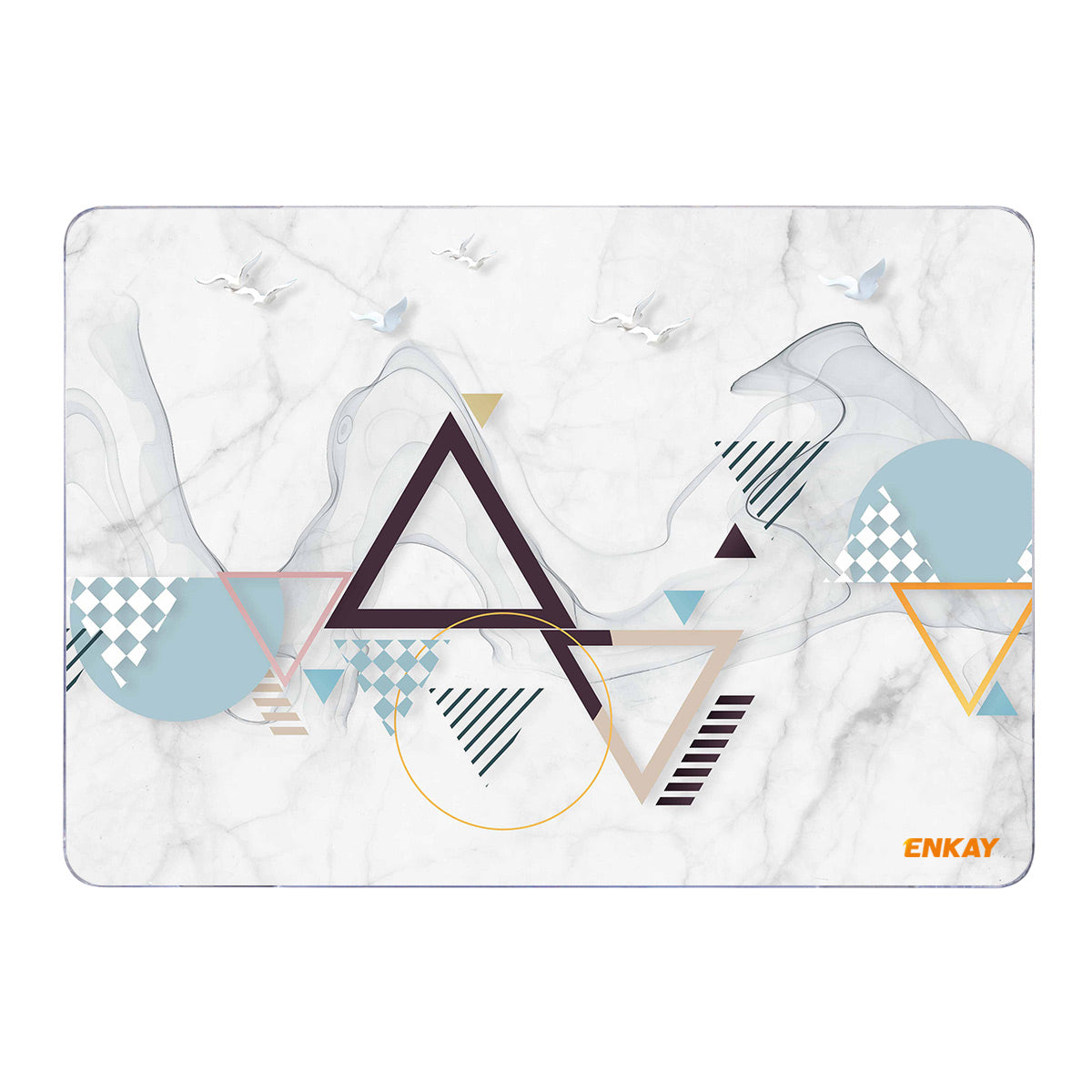 for MacBook Pro 16 inch (2019) A2141 Geometry Series Polycarbonate Laptop Case Transparent Hard PC Protective Notebook Cover - Geometry No.4