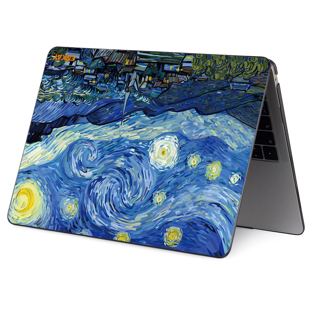 Natural Pattern Laptop Cover Plastic Hard Shell Protector for MacBook Pro 15 inch (2016-2017) A1707/ (2018-2019) A1990 - Night of Stars