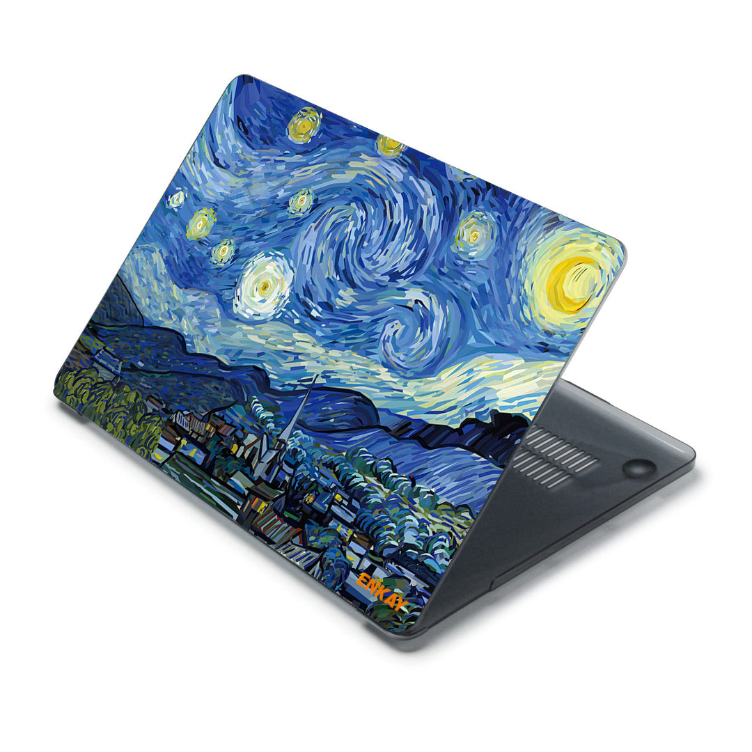 Natural Pattern Laptop Cover Plastic Hard Shell Protector for MacBook Pro 15 inch (2016-2017) A1707/ (2018-2019) A1990 - Night of Stars