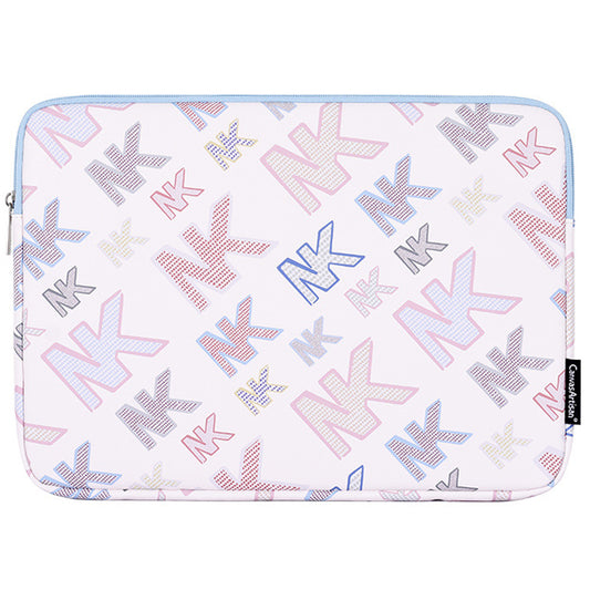 Canvasartisan G59-01 Letter NK Printing Laptop Bag Protective Notebook Sleeve for 12-inch Laptop - Blue