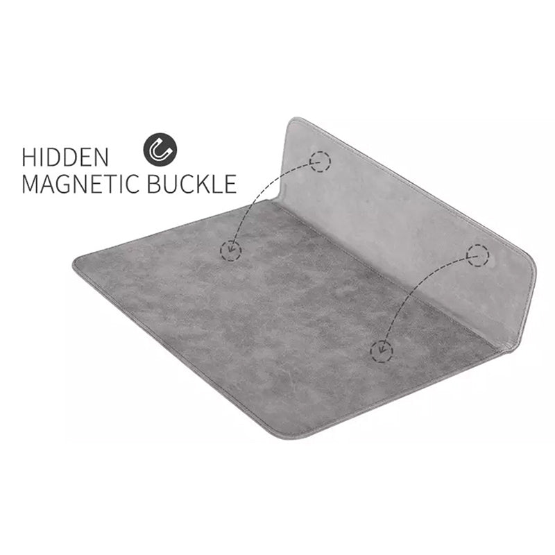 Canvasartisan EL11-01 Fashion Ultra-thin Laptop Sleeve Magnetic Lid PU Leather Envelope Notebook Carrying Bag - 14-inch