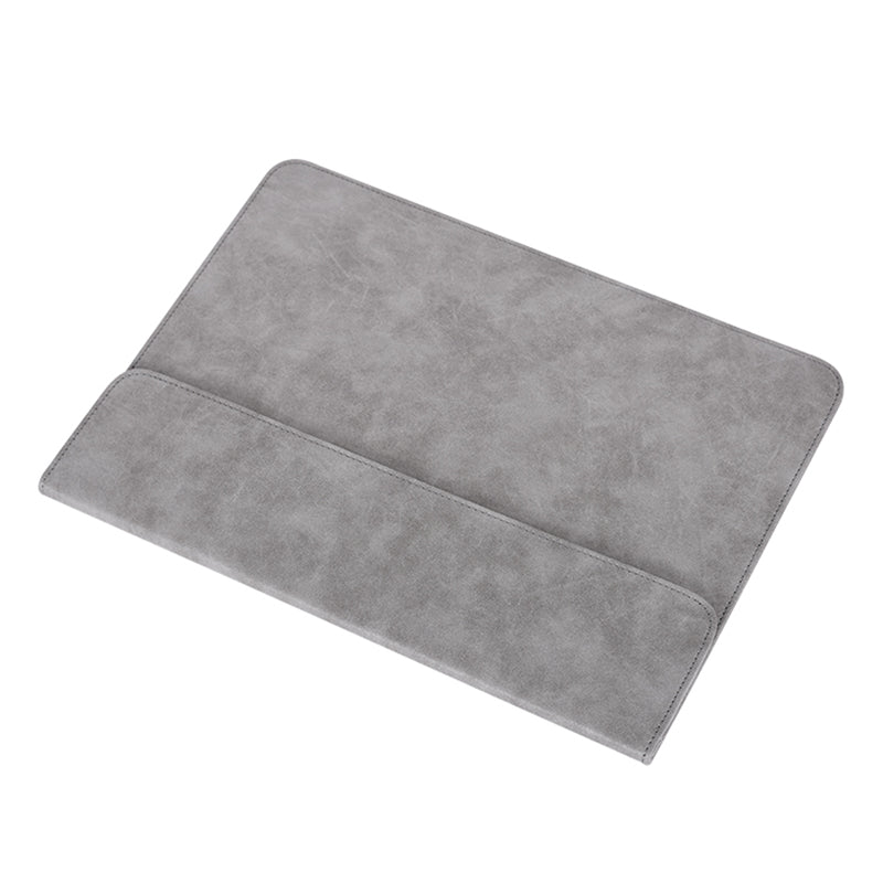 Canvasartisan EL11-01 Fashion Ultra-thin Laptop Sleeve Magnetic Lid PU Leather Envelope Notebook Carrying Bag - 14-inch