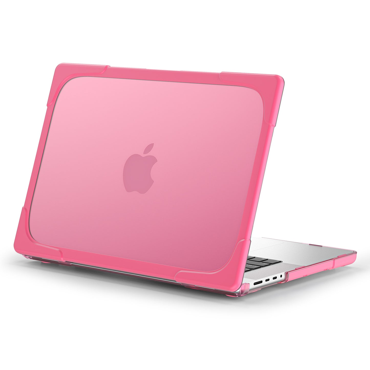 For MacBook Pro 14 inch (2021) A2442 / 14 inch (2023) A2779 (M1 / M2) Hard PC Laptop Case Notebook Computer Cover Stand - Rose