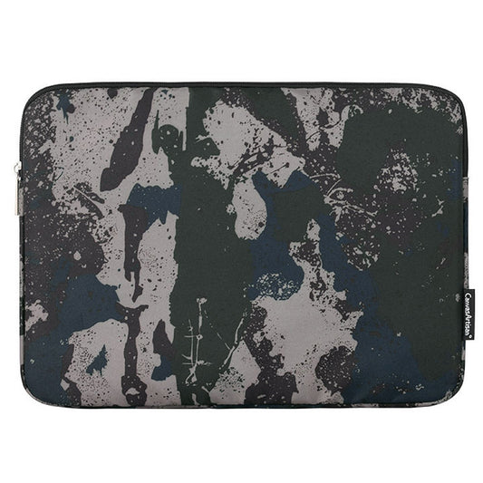 Canvasartian H7-01 Camouflage Pattern Laptop Sleeve Soft Linner Notebook Bag - Grey/for 12-inch Laptop