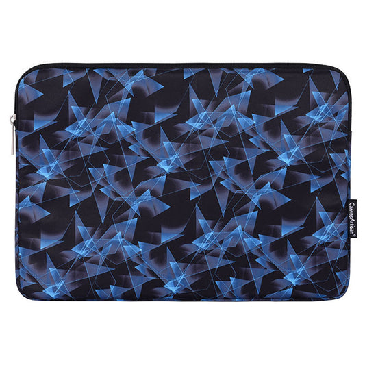 Canvasartian H11-01 3D Diamond Pattern Laptop Notebook Protective Sleeve Bag - Blue/for 13-inch Laptop