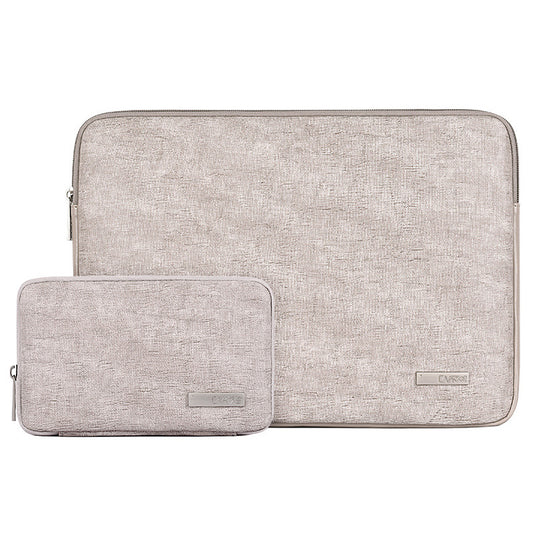 Laptop Bag Wide-opening Design PU Leather Notebook Computer Cover Case Shockproof Laptop Sleeve - for 13inch Laptop
