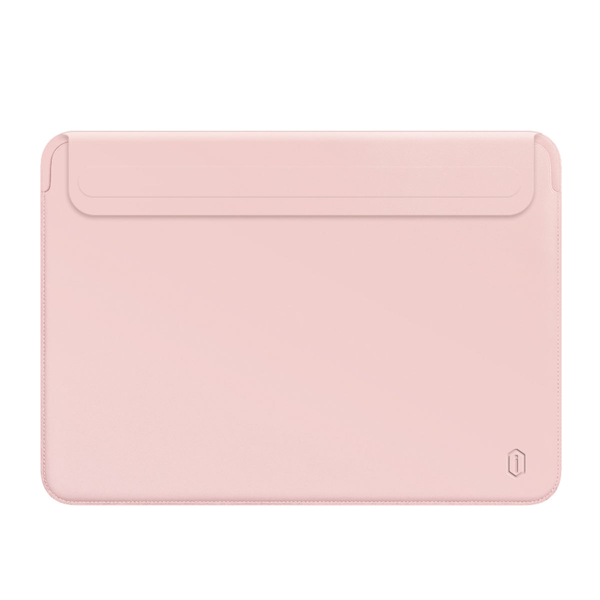 Wiwu Skin Pro II Series Notebook Sleeve Bag for MacBook Pro 14 inch 2021 Waterproof Slim PU Leather Laptop Cover - Pink