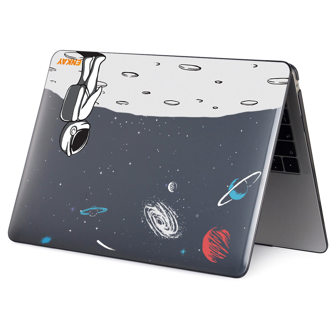 for MacBook Air 13 inch (2018) A1932/ (2020) A2179 A2337 Planets Series Spaceman/Planets Patterns Hard PC Crystal Laptop/Notebook Protective Case Cover - Backpack