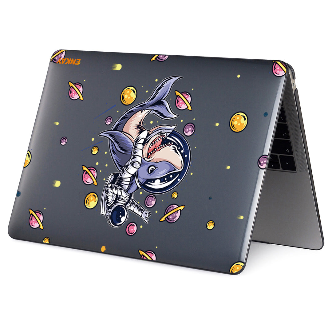 for MacBook Air 13 inch (2018) A1932/ (2020) A2179 A2337 Planets Series Spaceman/Planets Patterns Hard PC Crystal Laptop/Notebook Protective Case Cover - Shark