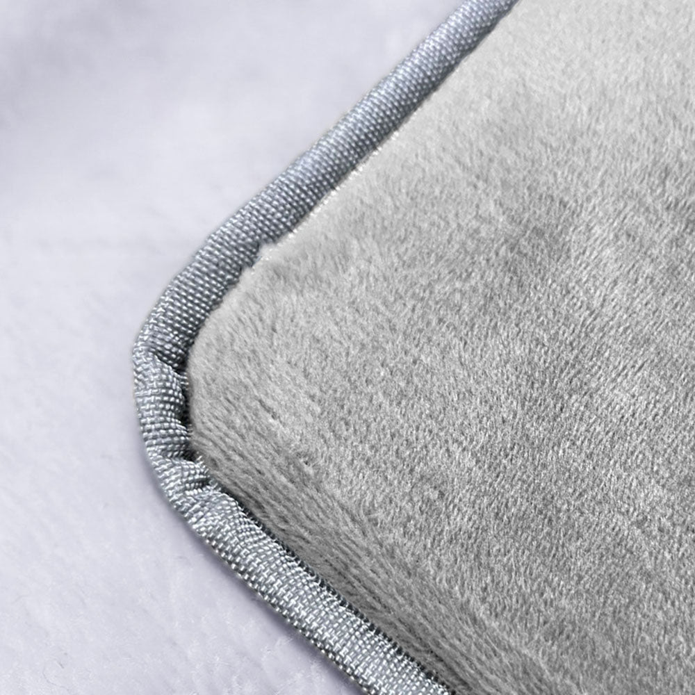 Uniqkart Universal Notebook Sleeve for 15/15.4/15.6/16.1 Inches Laptop Cloth and Soft Fluffy Lining Laptop Cover - Light Grey