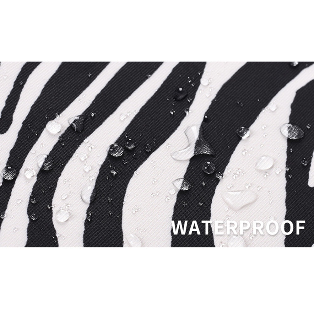 15inch Large Capacity Laptop Bag for MacBook Outer Pocket Zebra Pattern Shockproof Notebook Computer Cover Sleeve