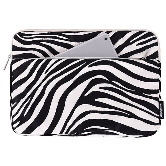 13inch Laptop Computer Bag for MacBook Horizontal Style Zebra Pattern Shockproof Notebook Computer Sleeve