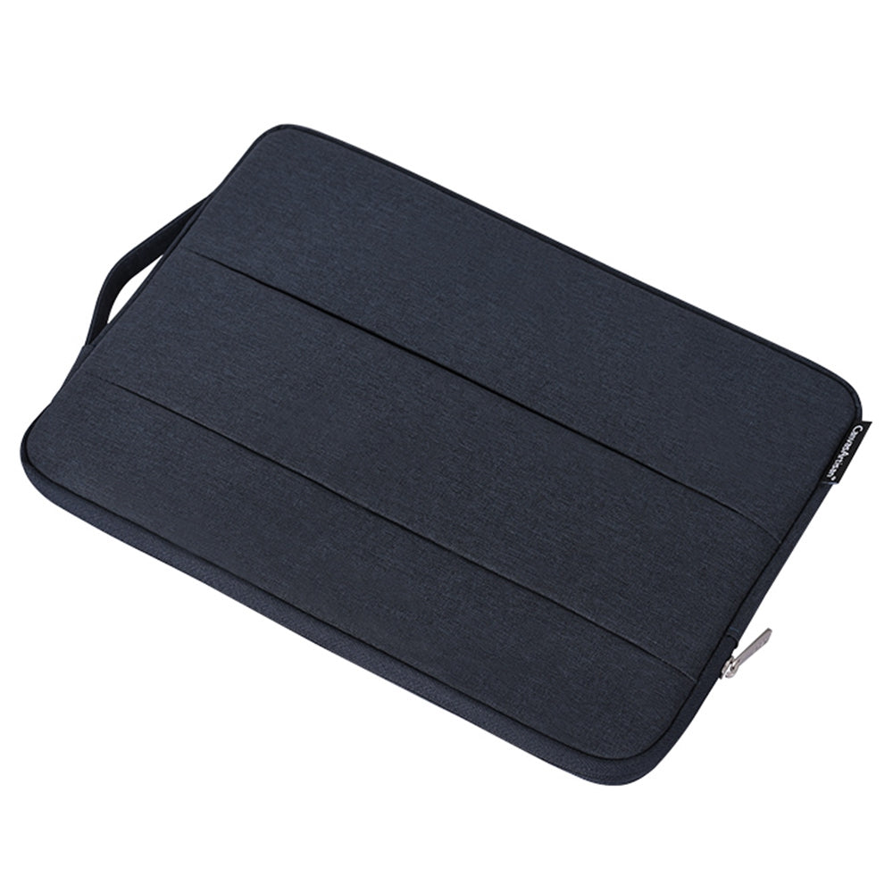 Anti-Scratch Slim Case for 14 inch Laptops Portable Carry Case with Dual Pouch/Handle Strap Notebook Shockproof Sleeve Bag - Black