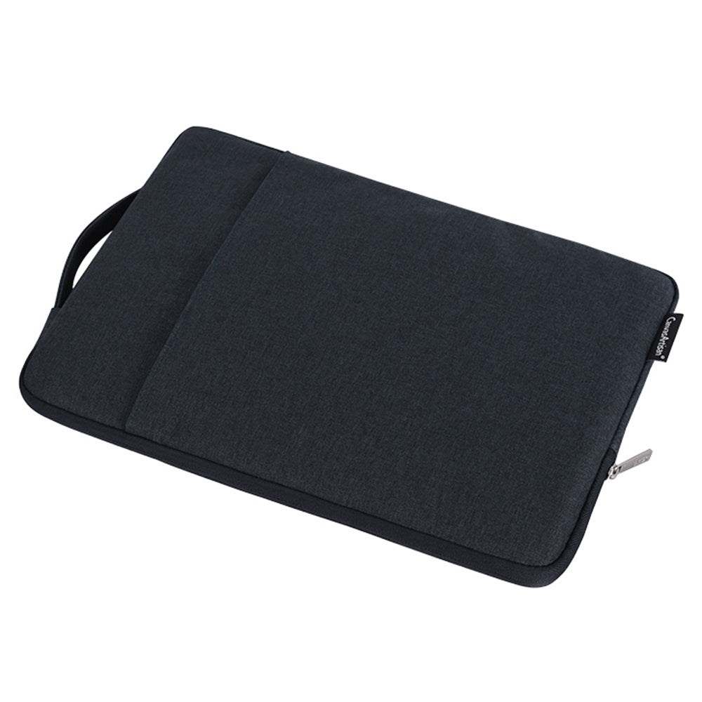 Shockproof Portable Zippered Bag for 13 inch Notebook Storage Sleeve Bag Business Style Laptops Carry Case with Handle Strap - Black