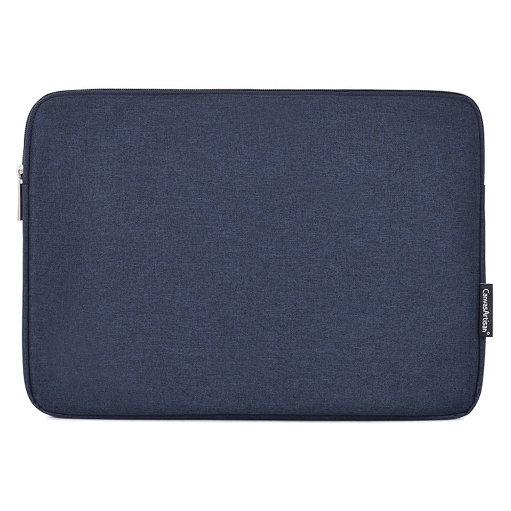 Canvasartisan L25-53 Anti-Scratch Sleeve Bag for 15 inch Laptops Carry Case Shockproof Notebook Zippered Storage Bag - Navy Blue