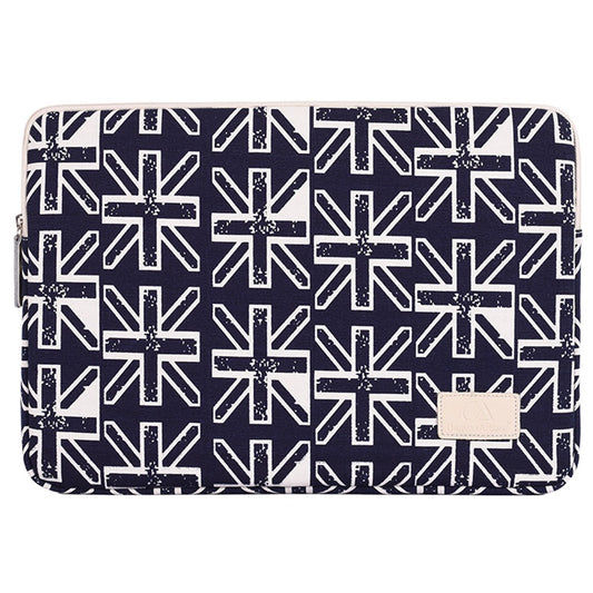 T51 Shockproof Carry Case for 11-inch Laptops Digital Printing Pattern Canvas Storage Bag Portable Sleeve Bag