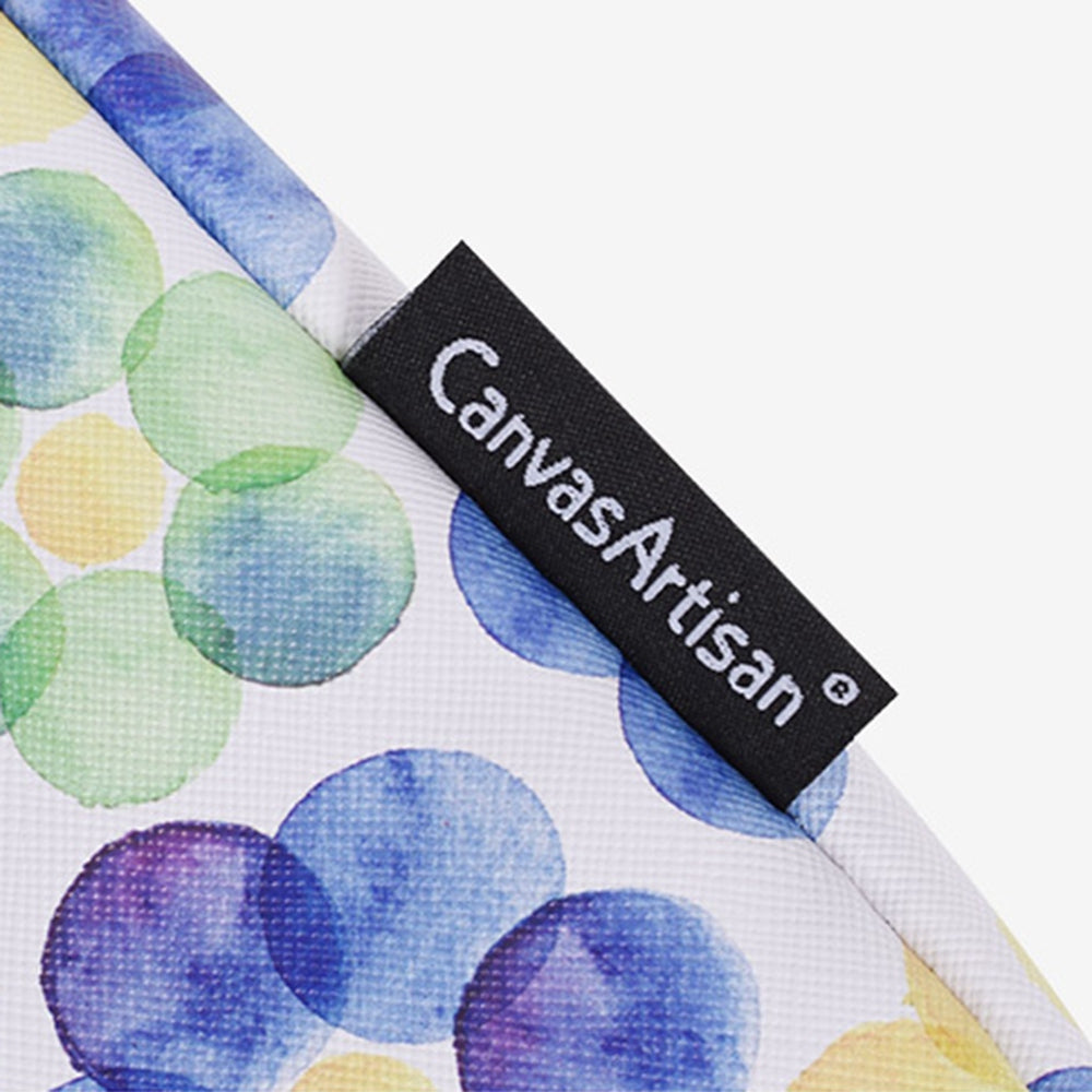 G51-11 PU Leather Laptop Sleeve Bag Flower Pattern Printing 12-inch Notebook Zipper Carrying Pouch