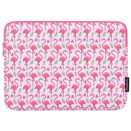 G58-01 Portable Slim Case for 15-inch Laptops Pattern Printed Sleeve Bag Shockproof PU Leather Carry Case