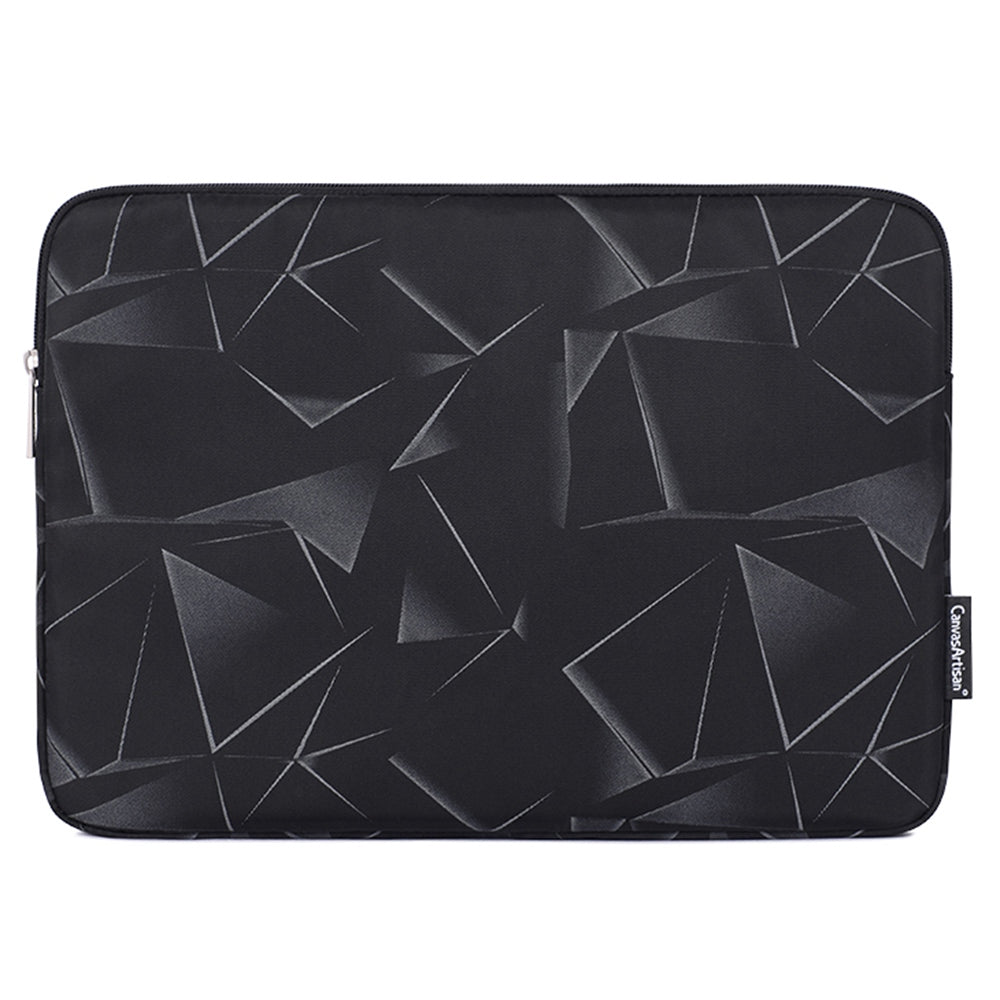 H6-01 Triangle Geometric Printed Sleeve Bag for 11-inch Laptops Portable Carry Case Shockproof Storage Bag