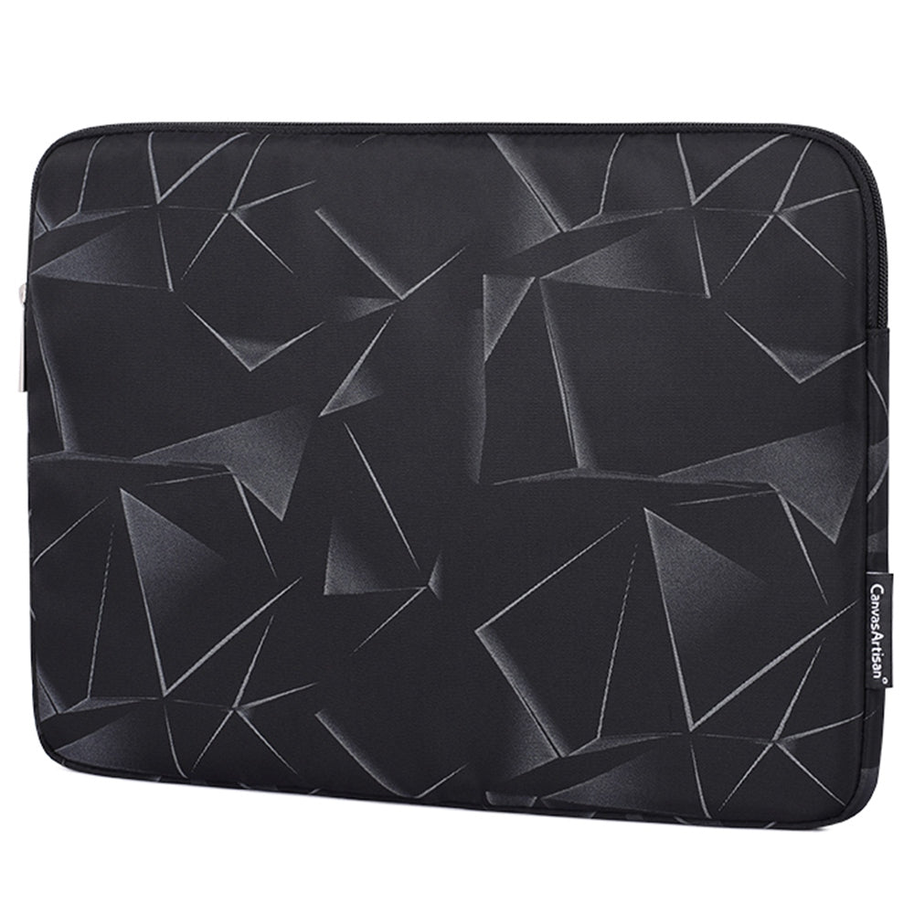 H6-01 Triangle Geometric Printed Sleeve Bag for 11-inch Laptops Portable Carry Case Shockproof Storage Bag