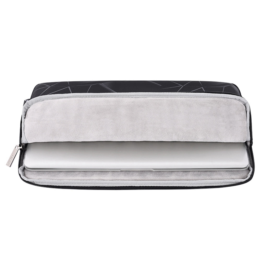 H6-01 Triangle Geometric Printed Sleeve Bag for 11-inch Laptops Portable Carry Case Shockproof Storage Bag
