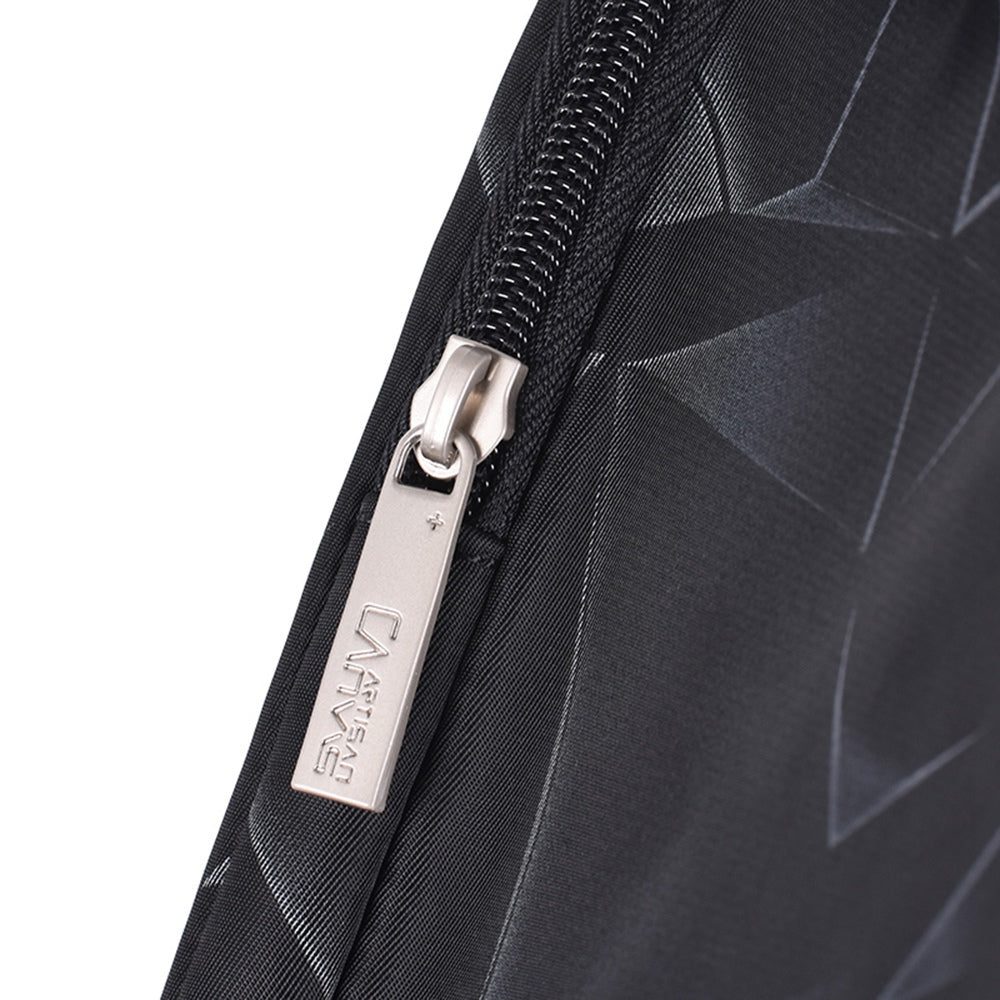 H6-01 Triangle Geometric Printed Sleeve Bag for 11-inch Laptops Portable Carry Case Shockproof Storage Bag