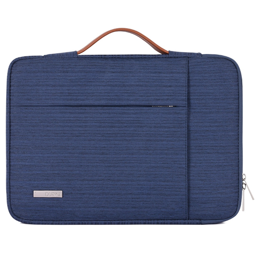 Canvasartian K28-20 Notebook Sleeve for 13-inch Laptop Zipper Case with Horizontal and Vertical Pockets - Blue
