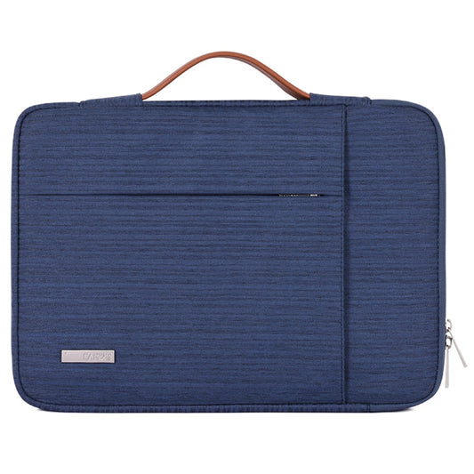 Canvasartian K28-20 Notebook Sleeve for 13-inch Laptop Zipper Case with Horizontal and Vertical Pockets - Blue