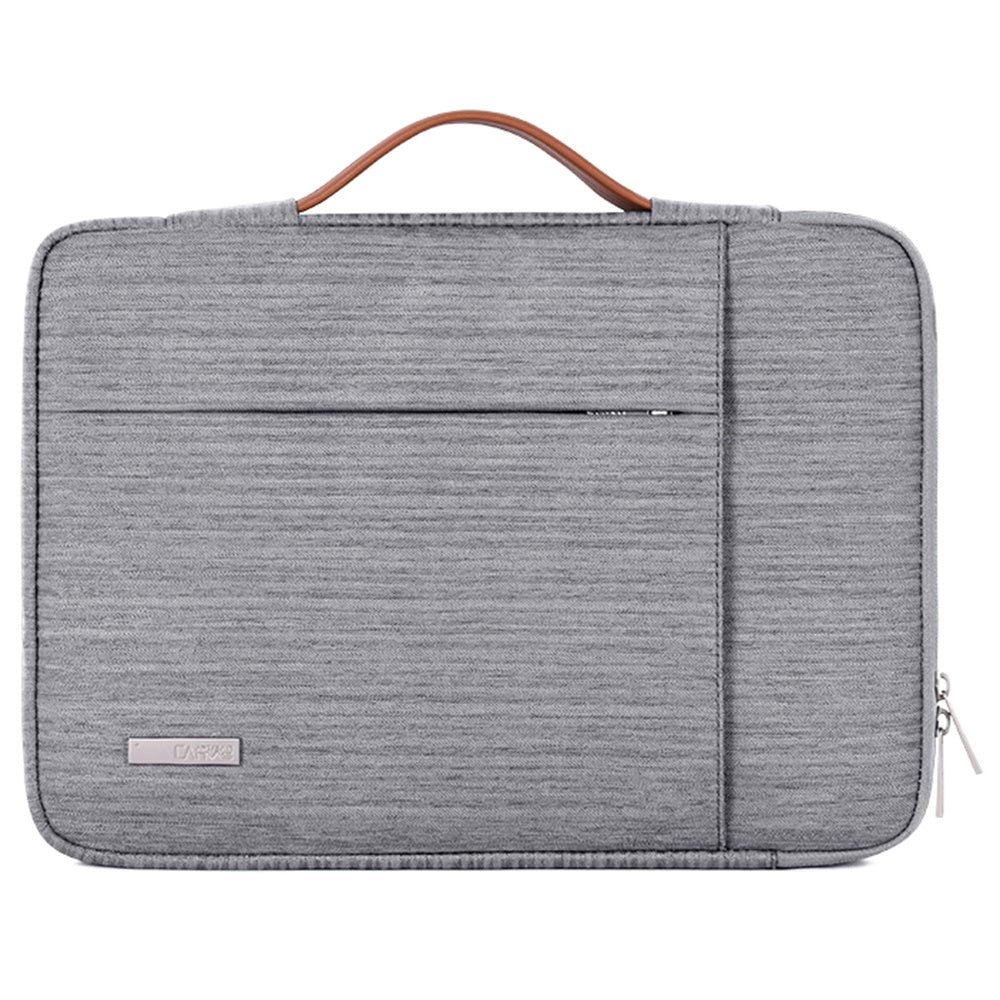 Canvasartian K28-20 Notebook Sleeve for 13-inch Laptop Zipper Case with Horizontal and Vertical Pockets - Grey
