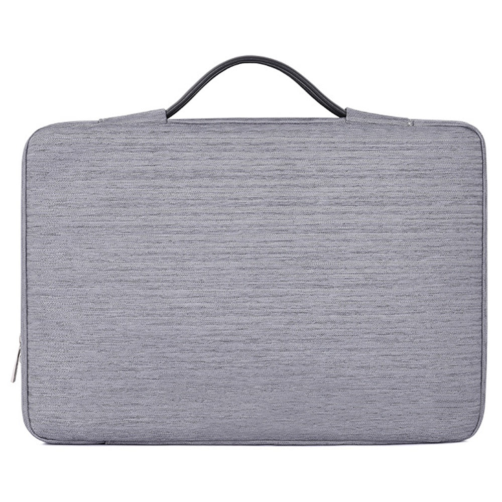 Canvasartian K28-22 13-inch Business Style Notebook Handbag Laptop Protective Bag with Front Pocket - Grey