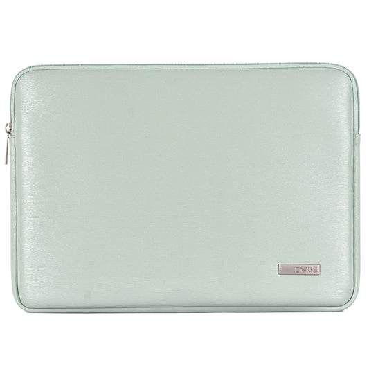 Canvasartisan L6-04 for 13-inch Notebook Solid Color Laptop Zippered Protective Bag PU Case with Inner Compartment - Green
