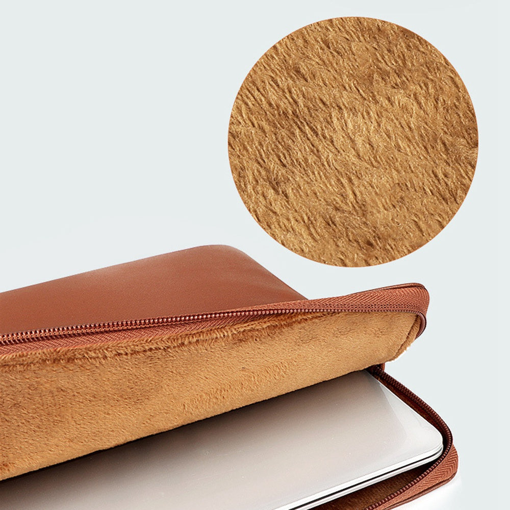 ND12 14.1-15.4 Inch Laptop Sleeve for MacBook Pro Soft Fluff  Lining Anti-scratch Notebook Protective Bag - Yellow