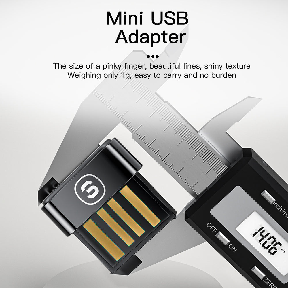 Essager USB Bluetooth 5.1 Adapter USB Bluetooth 5.1 Dongle - Balck