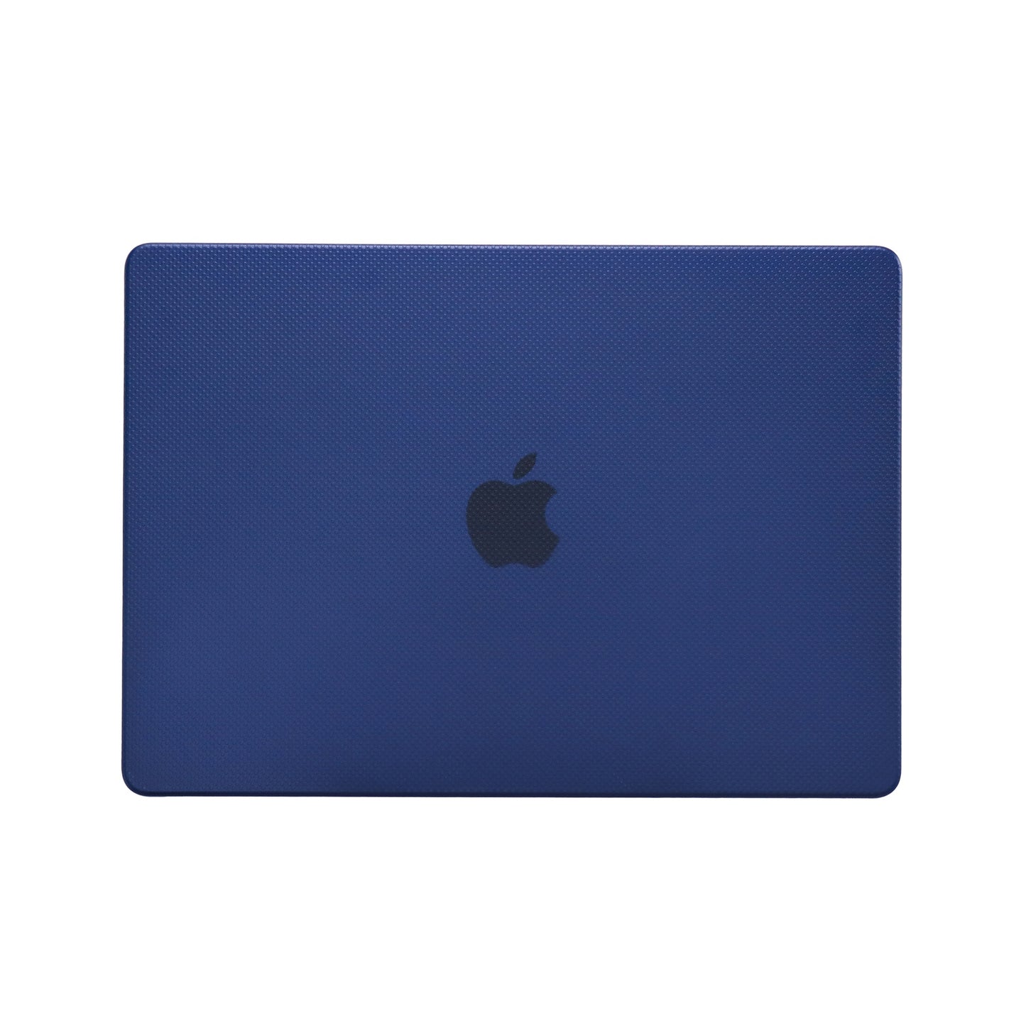 For MacBook Air 13 inch A1932/A2179/A2337 Anti-Fingerprint Dot Texture Hard Laptop Cover Shock-Absorbent Anti-Fall Hardshell Case - Dark Blue
