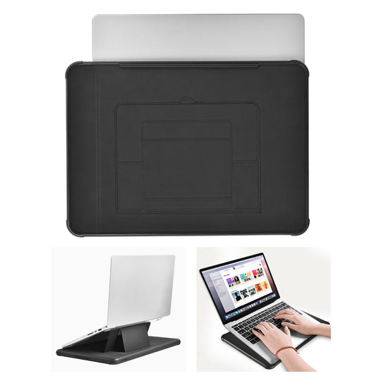 WIWU Defender Stand Case for MacBook Air 13 inch with Retina Display (2020)/Air 13 inch (2020)/Pro 13 inch (2020) Drop-proof Laptop Sleeve Bag Carrying Case