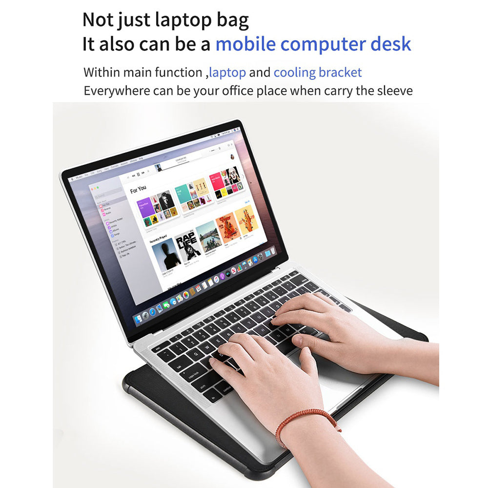 WIWU Defender Stand Case for MacBook Air 13 inch with Retina Display (2020)/Air 13 inch (2020)/Pro 13 inch (2020) Drop-proof Laptop Sleeve Bag Carrying Case