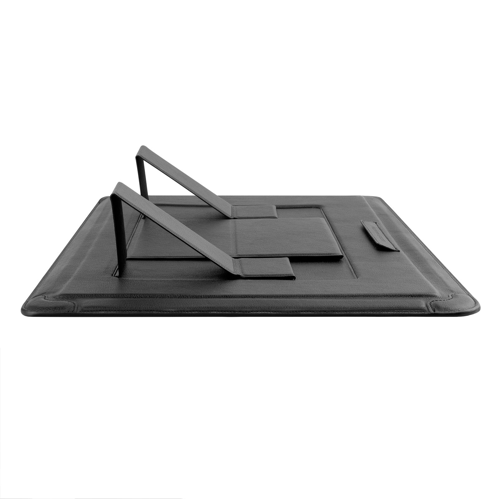 NILLKIN Versatile Plus 15.6 - 16.1-inch Laptop Sleeve Multifunctional Litchi Texture PU Leather Cooling Stand Notebook Bag with Mouse Pad Function - Black