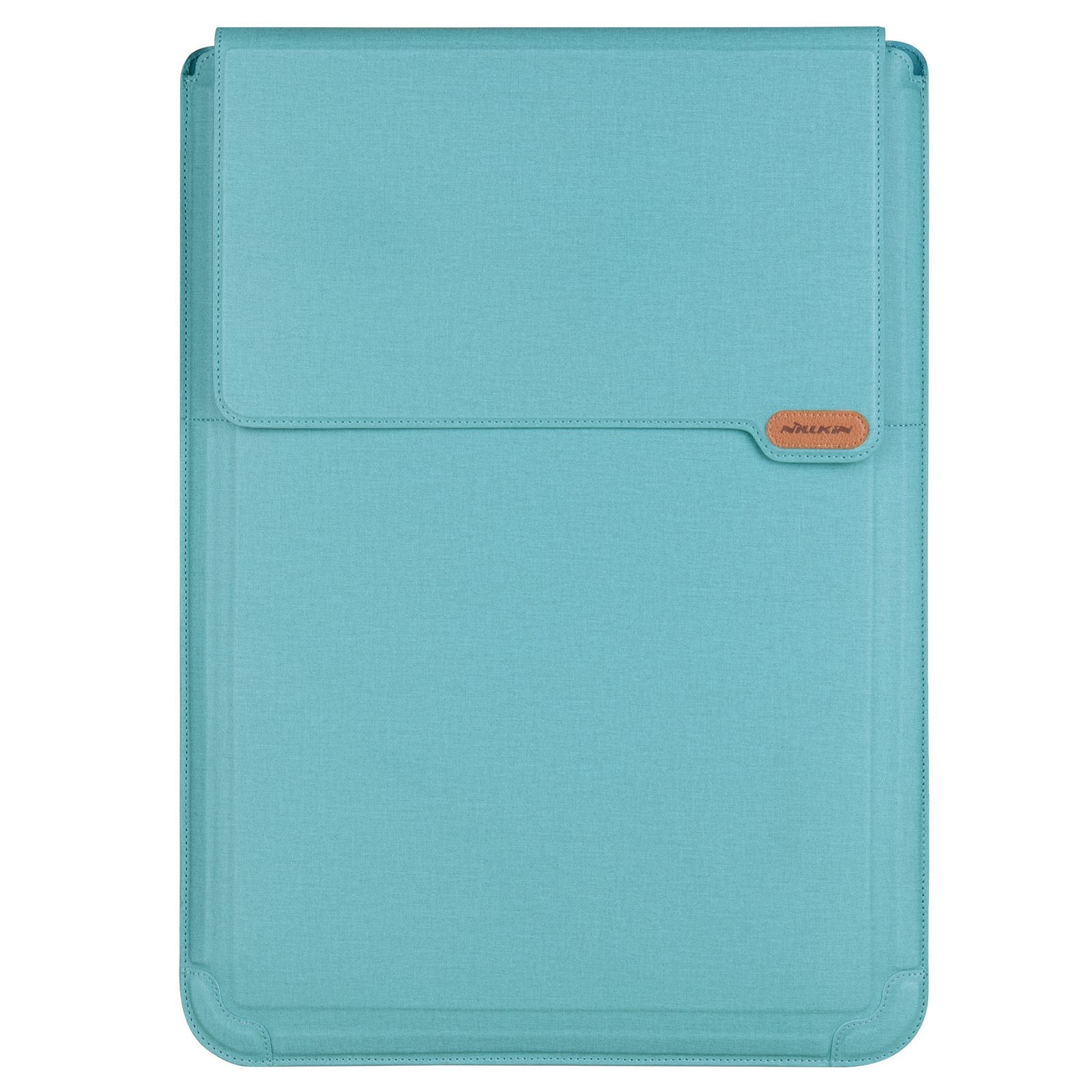 NILLKIN Versatile Plus 15.6 - 16.1-inch Laptop Sleeve Multifunctional Litchi Texture PU Leather Cooling Stand Notebook Bag with Mouse Pad Function - Green
