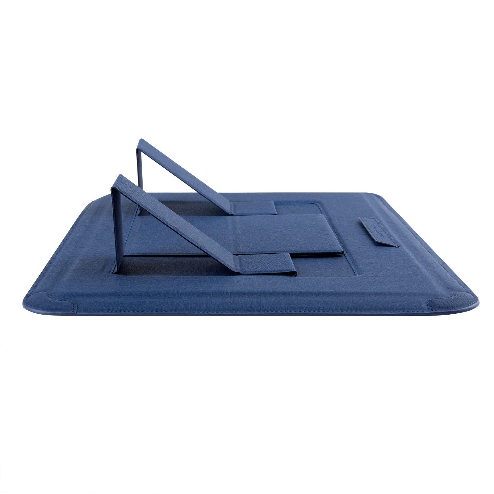 NILLKIN Versatile Plus 15.6 - 16.1-inch Laptop Sleeve Multifunctional Litchi Texture PU Leather Cooling Stand Notebook Bag with Mouse Pad Function - Blue