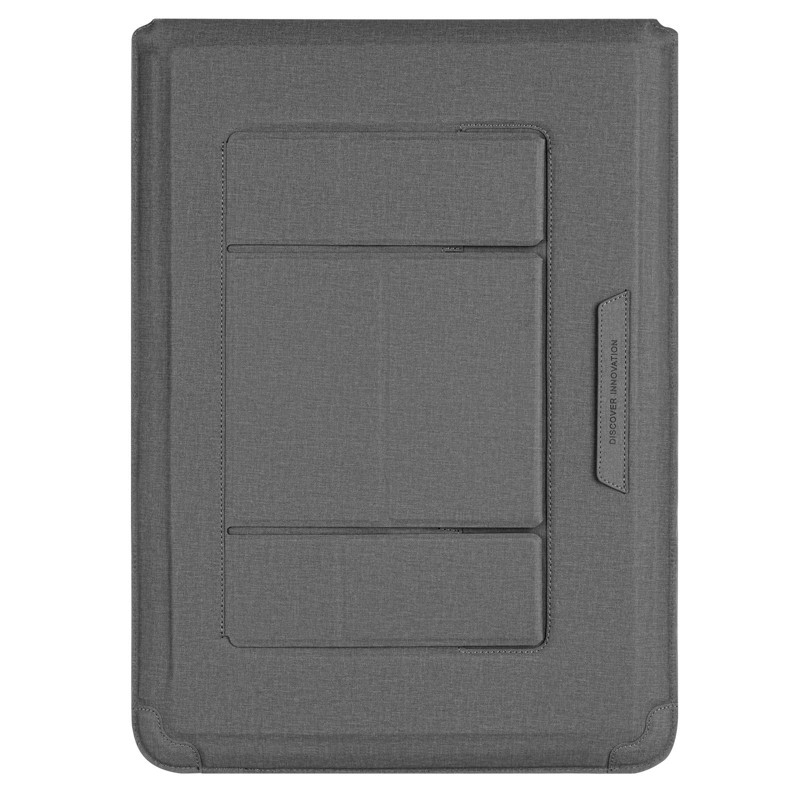 NILLKIN Versatile Plus 15.6 - 16.1-inch Laptop Sleeve Multifunctional Litchi Texture PU Leather Cooling Stand Notebook Bag with Mouse Pad Function - Grey