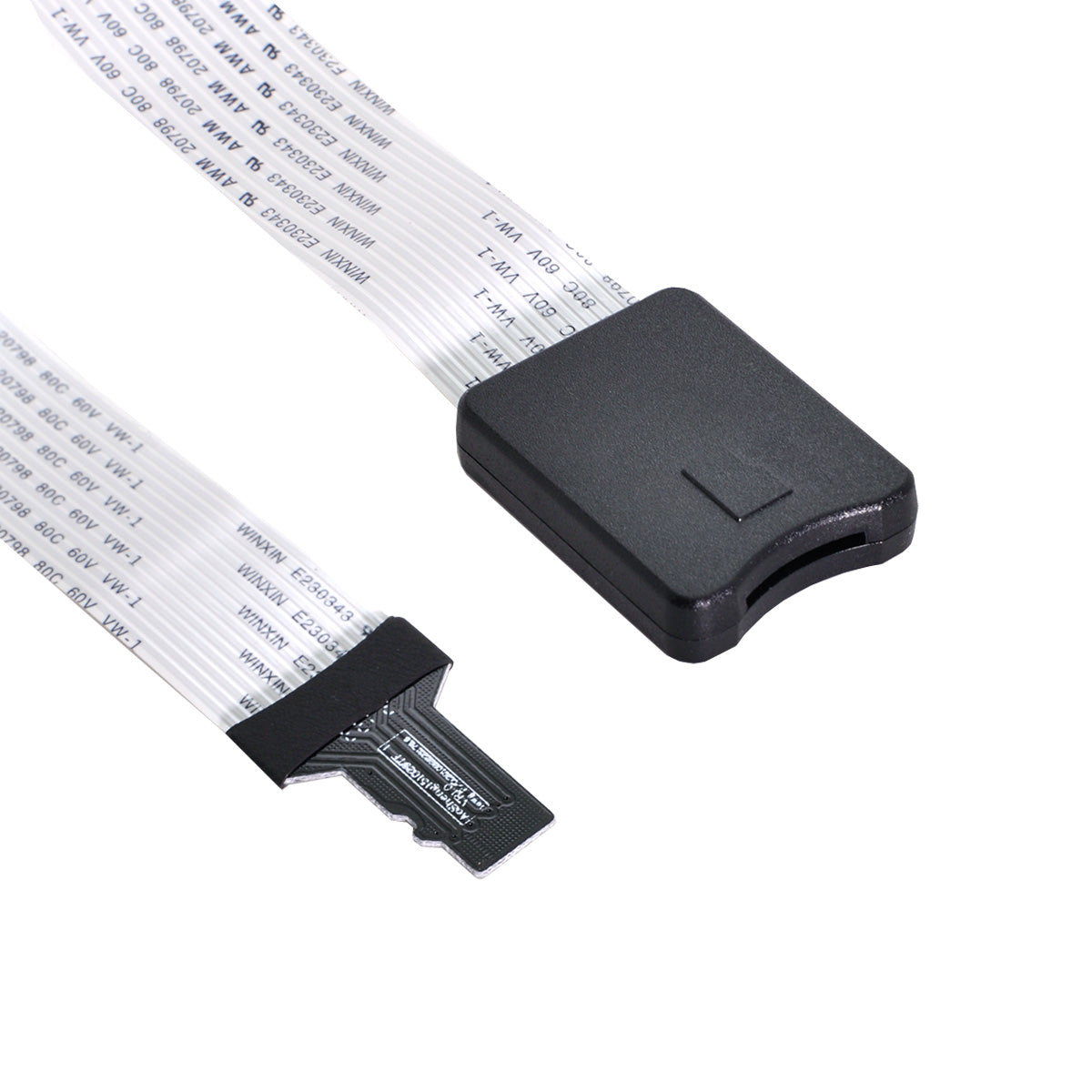 EP-019 25cm TF Memory Card Kit Male to TF Female Adapter Soft Flat FPC Cable Extender