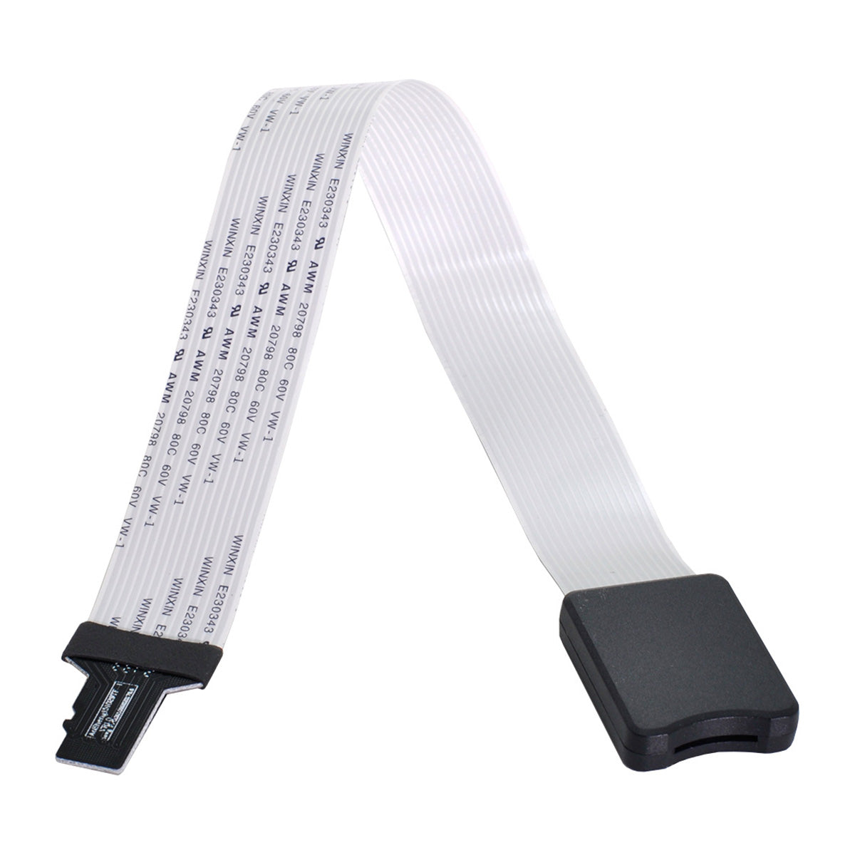 EP-019 25cm TF Memory Card Kit Male to TF Female Adapter Soft Flat FPC Cable Extender