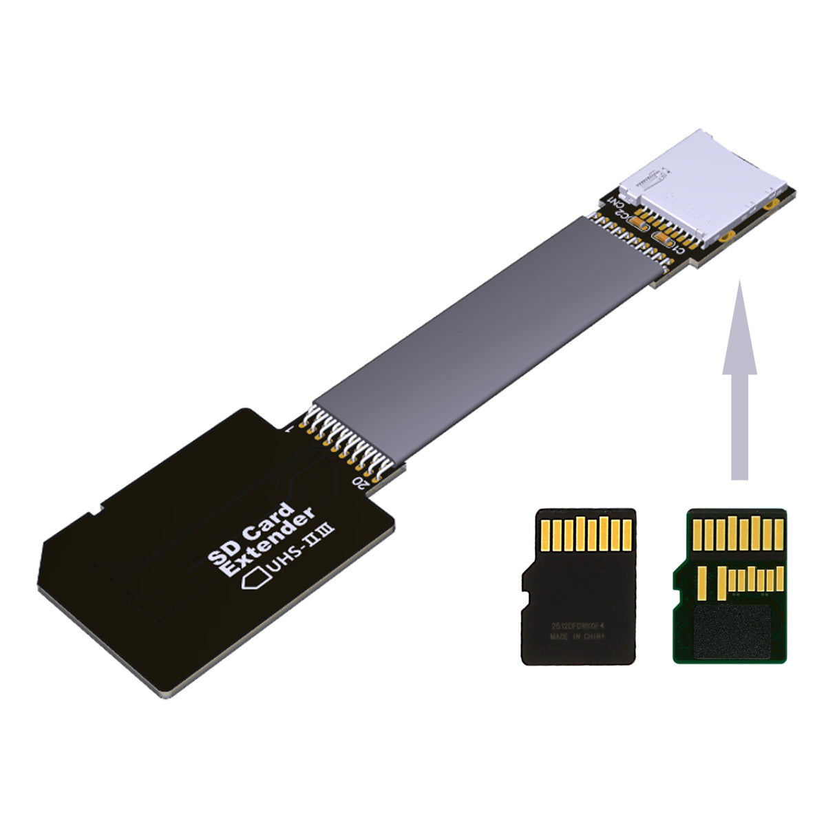 EP-012-B43SF SD Male Extender to TF Card Female Extension Cable Adapter